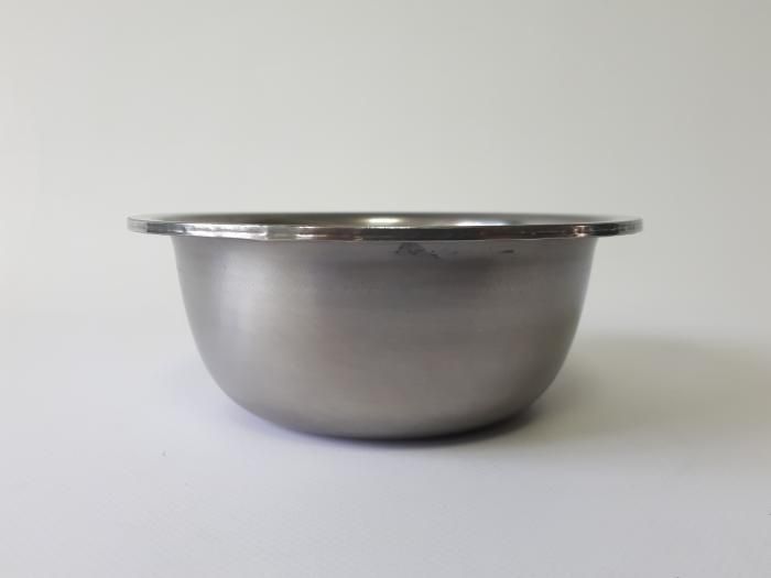 Миска кухонная из нержавеющей стали глубокая D 17 cm H 6,5 cm 600 мл для столовой Нержавейка первый сорт 15968 фото