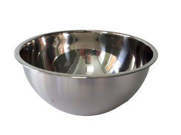 Миска кухонная из нержавеющей стали глубокая матовая D 23,5 cm H 11 cm 2,9 литра для столовой Нержавейка 18933 фото