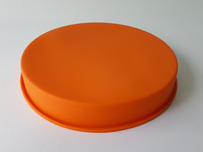 Форма силиконовая кондитерская для выпечки пирога и торта круглая D 25 cm H 3,8 cm 19391 фото