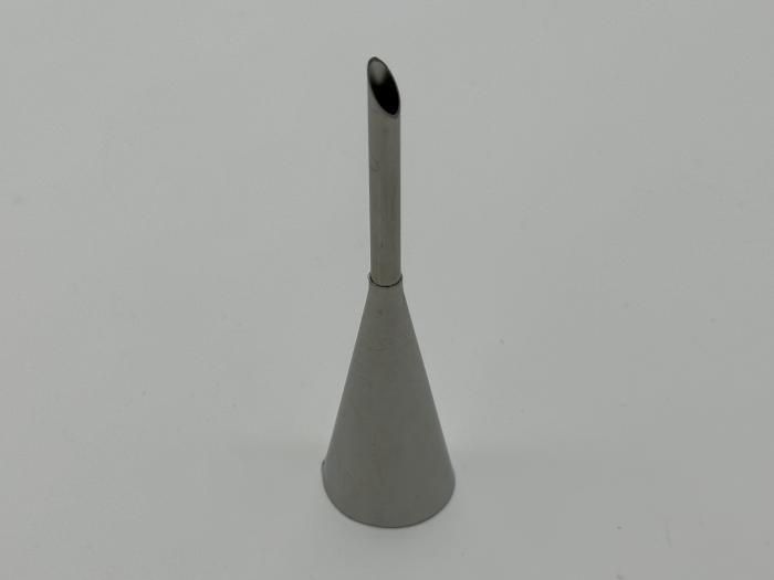 Насадка кондитерская для наполнения начинки эклеров металлическая D 2 / 1 cm H 9,5 cm 17370 фото