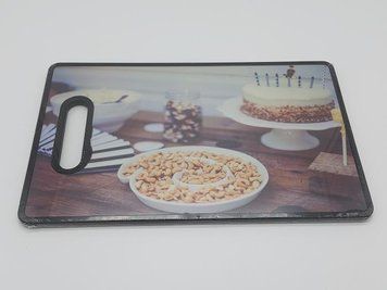 Доска разделочная с рисунком пластиковая кухонная для нарезания овощей и продуктов 22 * 36 * 1 cm для кухни 20121 фото