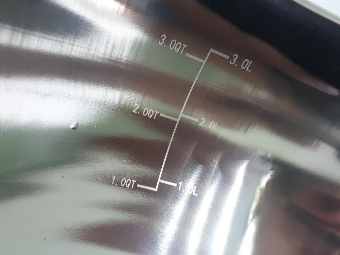Миска кухонна з нержавіючої сталі глибока матова D 25,5 cm H 12 cm 3,9 літра для їдальні Нержавіюча сталь 18934 фото