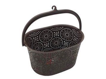 Корзина ведро для прищепок пластиковая Корзинка Senyayla Plastik 2152 Ажур 22*17 cm H 13 cm 17411 фото