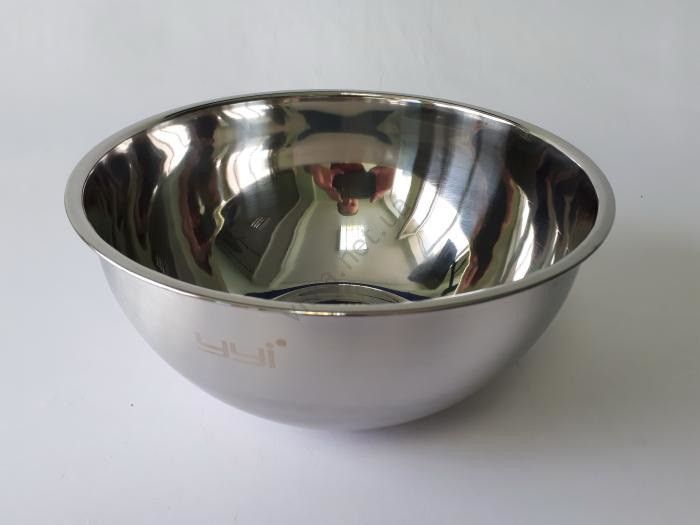Миска кухонна з нержавіючої сталі глибока матова D 28 cm H 13 cm 5,2 літра для їдальні Нержавіюча сталь 18935 фото