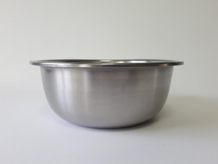 Миска кухонная из нержавеющей стали глубокая D 23 cm H 9 cm 1,9 литра для столовой Нержавейка первый сорт 15971 фото