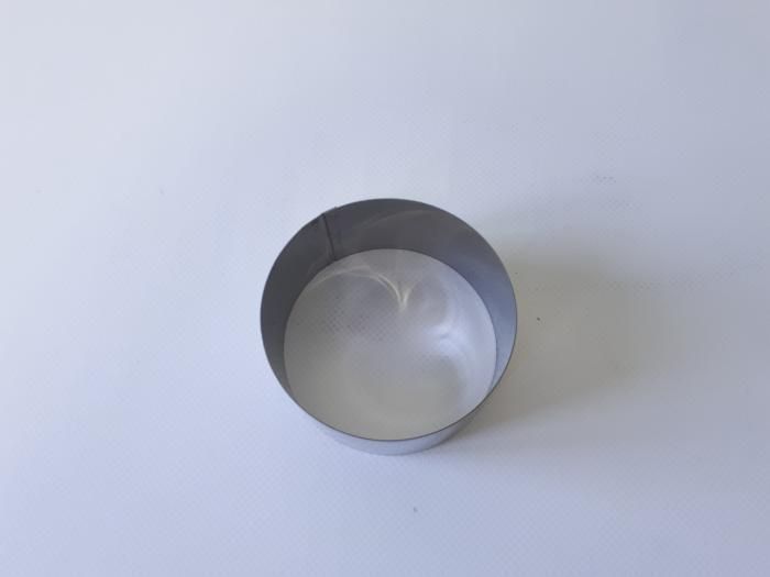 Форма для выпечки печенья каттер Вырубка металлическая Круг D 8 cm H 4 cm 19547 фото