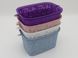 Корзина ведро для прищепок пластиковая Корзинка Tuffex 8035 Ажур 21*15 cm H 13,5 cm 3 литра 18667 фото 3