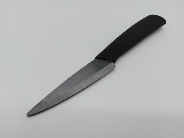 Нож кухонный черный для чистки и нарезки овощей и фруктов L 20 cm лезвие 9,5 cm 17971 фото