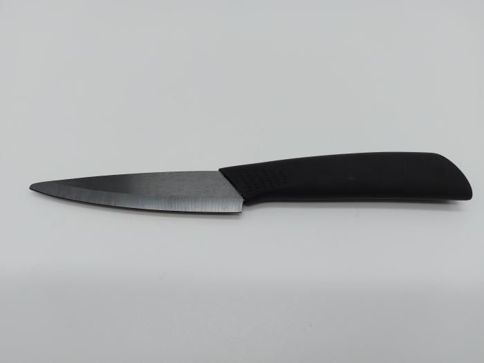 Нож кухонный черный для чистки и нарезки овощей и фруктов L 20 cm лезвие 9,5 cm 17971 фото